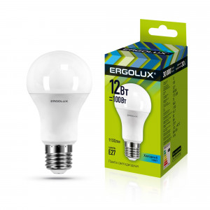 Светодиодная лампа LED-A60-12W-E27-4K 12151 ERGOLUX