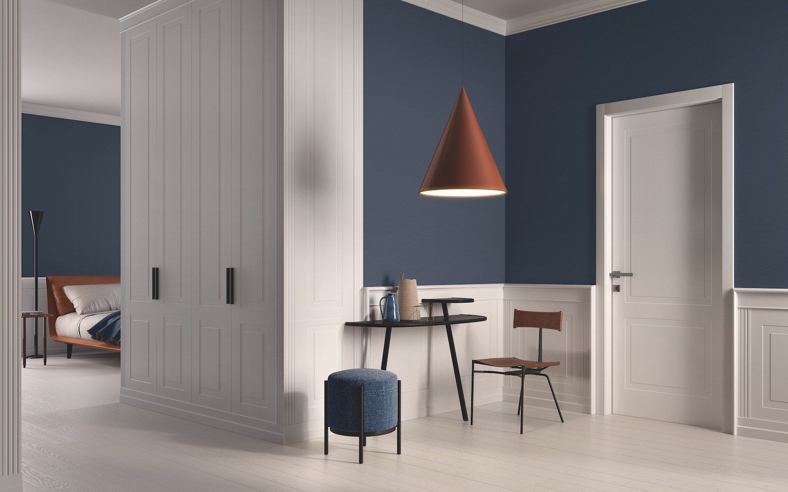 Классический стиль пантограф лаковая распашная дверь GAROFOLI Miraquadra ARCH-00093586 - Вид №12