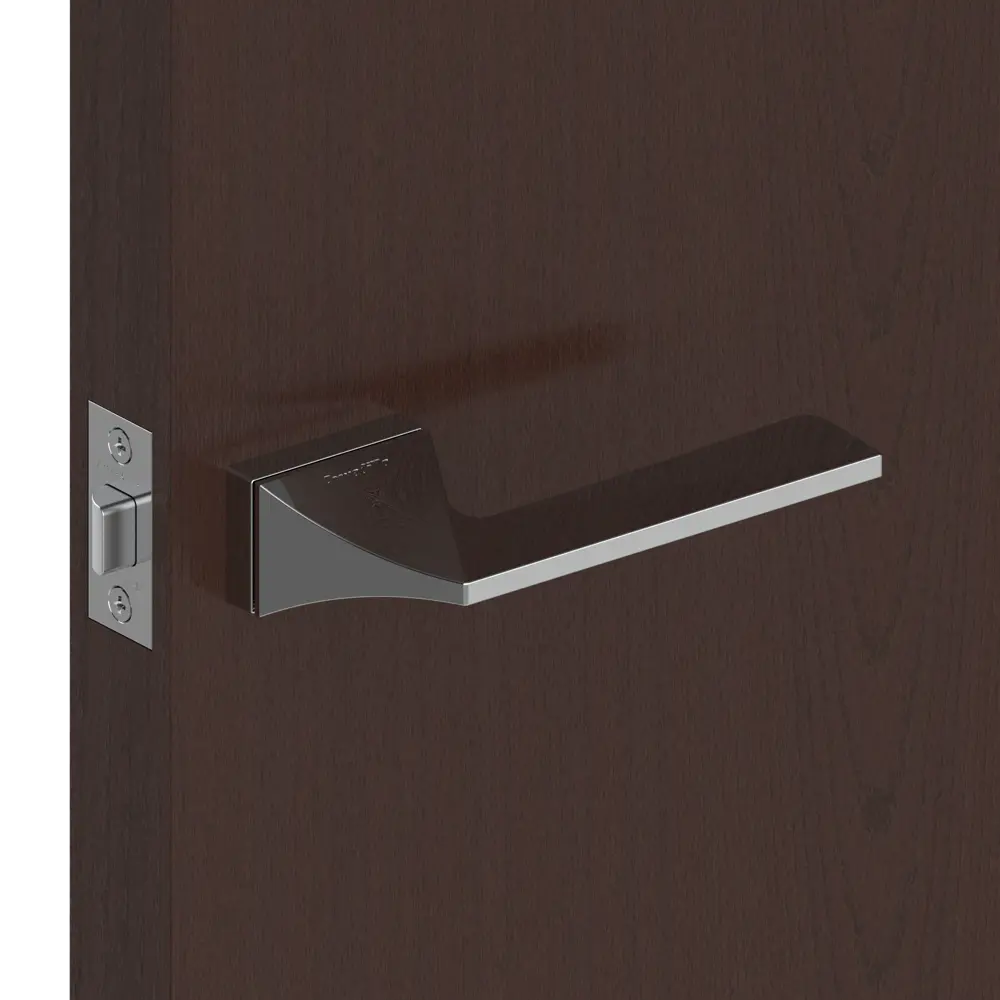 Ручка дверная Armadillo Iron UCS без запирания ЦАМ гальваническое покрытие цвет хром STLM-2207861 - Вид №3