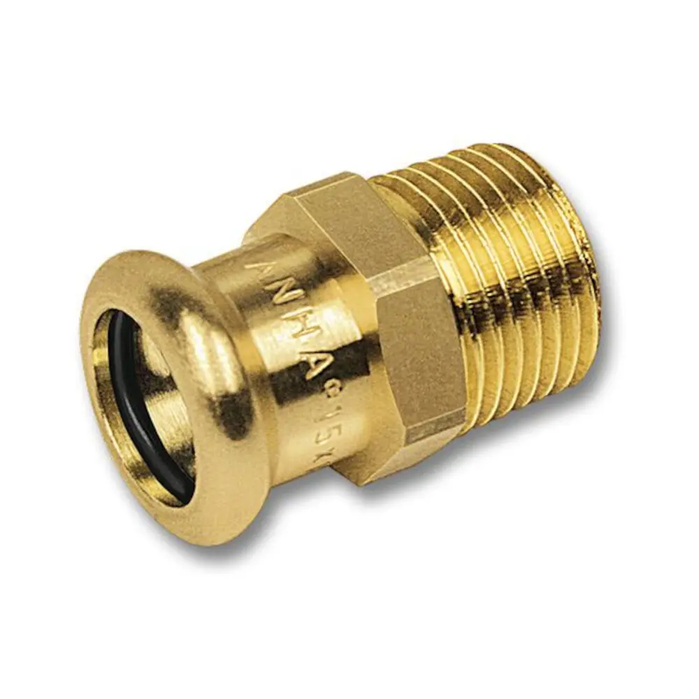 Пресс-фитинг Sanha 1 1/2"x35 мм НР-ВПР бронза 89355141 STLM-2092022 