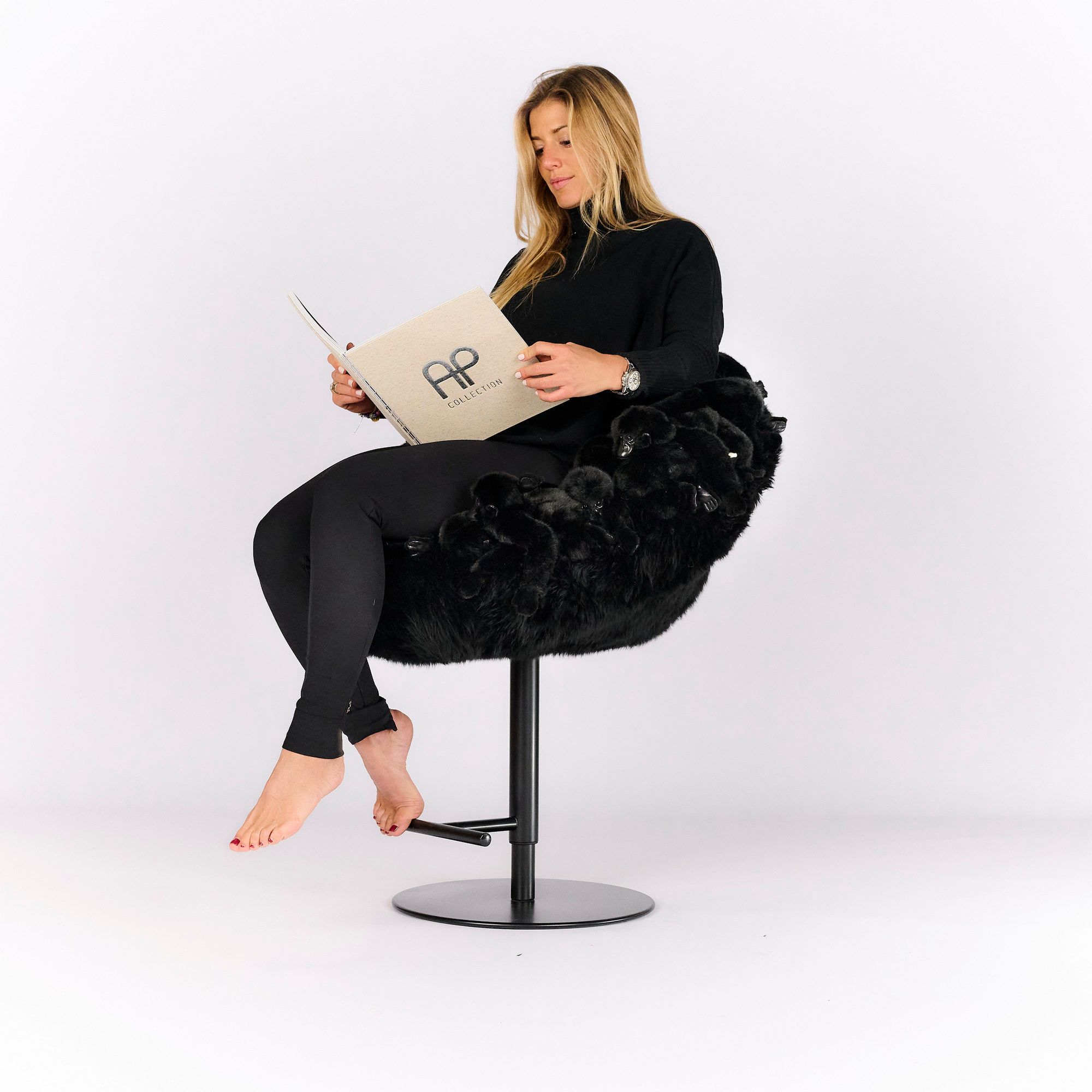 Регулируемая высота полиэстер мягкий стул APCOLLECTION Gare au Gorille ARCH-00137109 - Вид №8