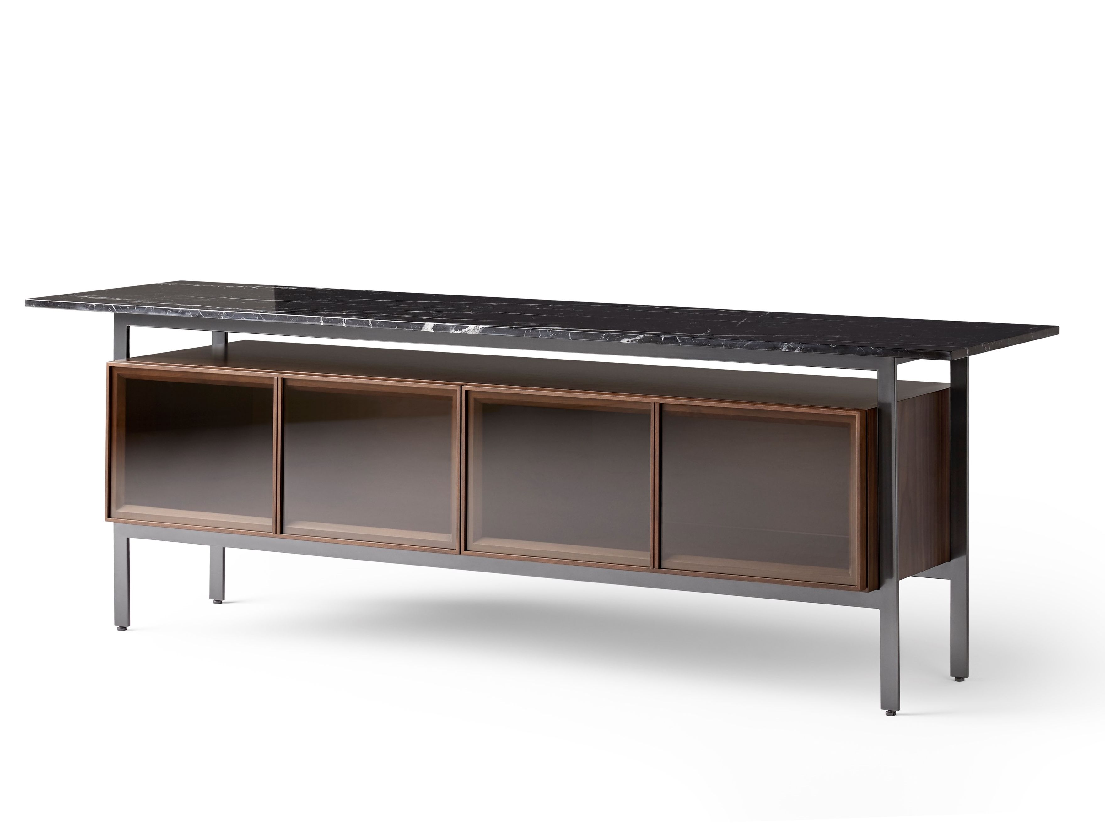 Шкаф из дерева и стекла с откидными дверями Punt Чикаго ARCH-00074008 - Вид №43