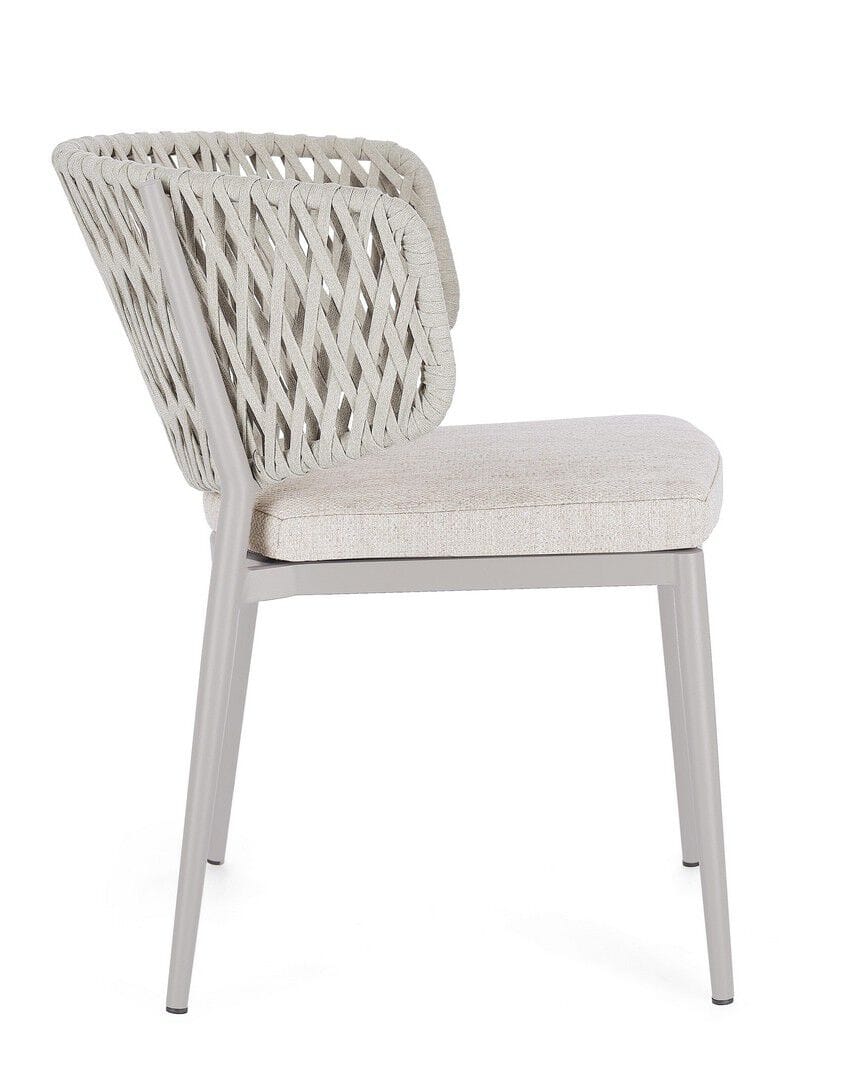 Штабелируемый садовый стул из веревки и алюминия BIZZOTTO NOELIA ARCH-00069312 - Вид №4