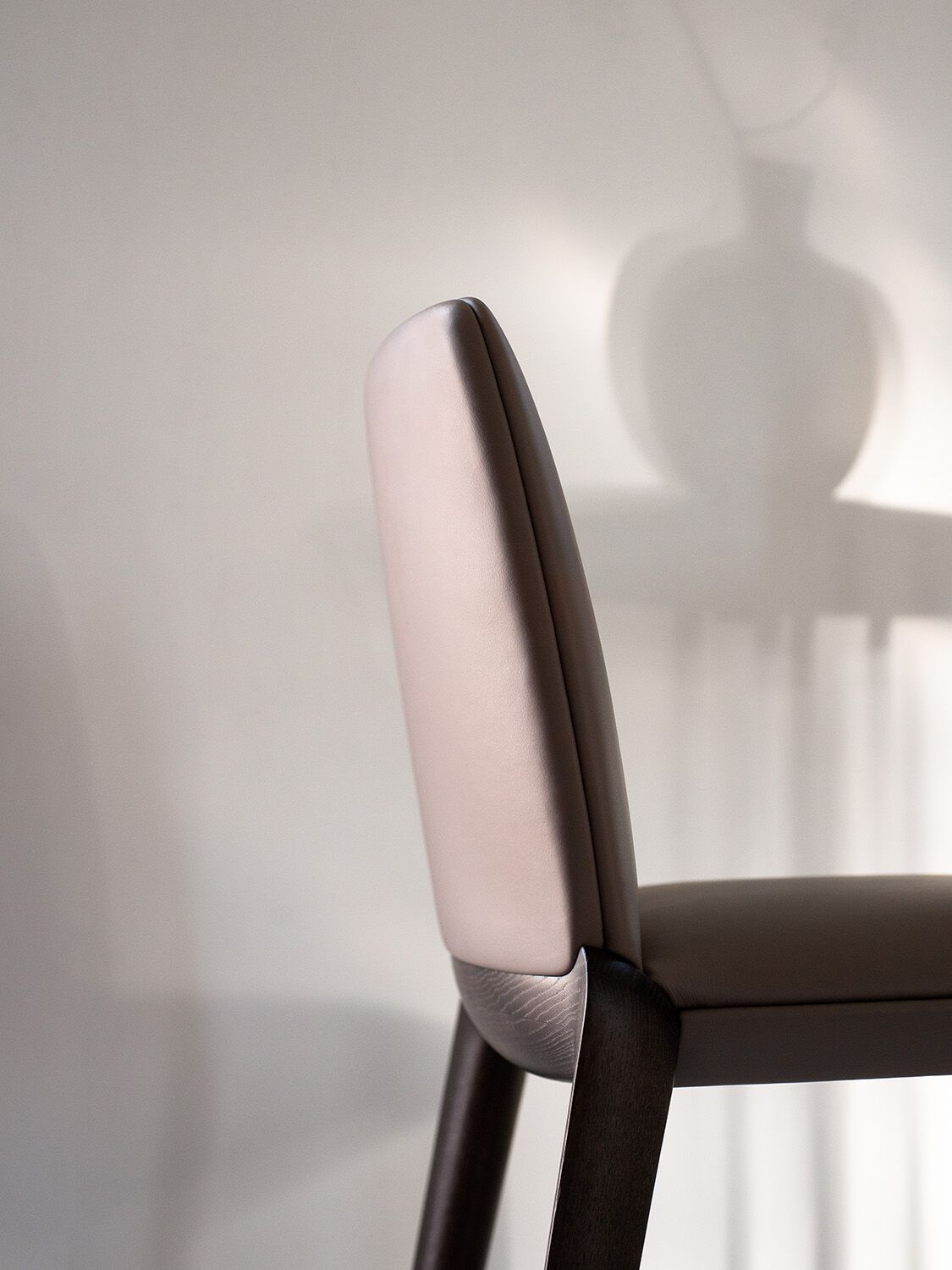 Высокий кожаный стул со спинкой Potocco Hiru ARCH-00041665 - Вид №5