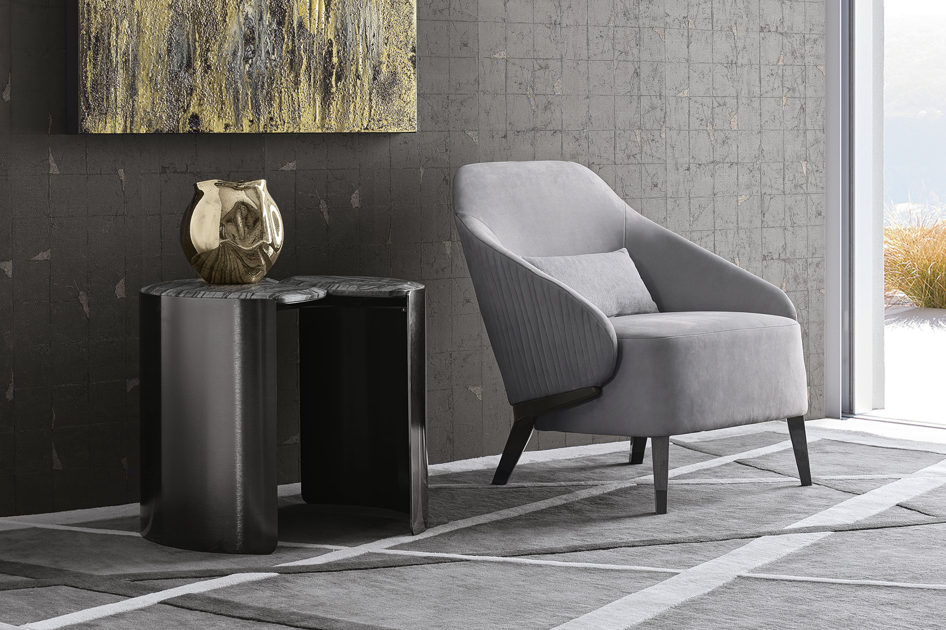 380/44 Mirage круглый приставной столик - giorgio collection - Вид №4