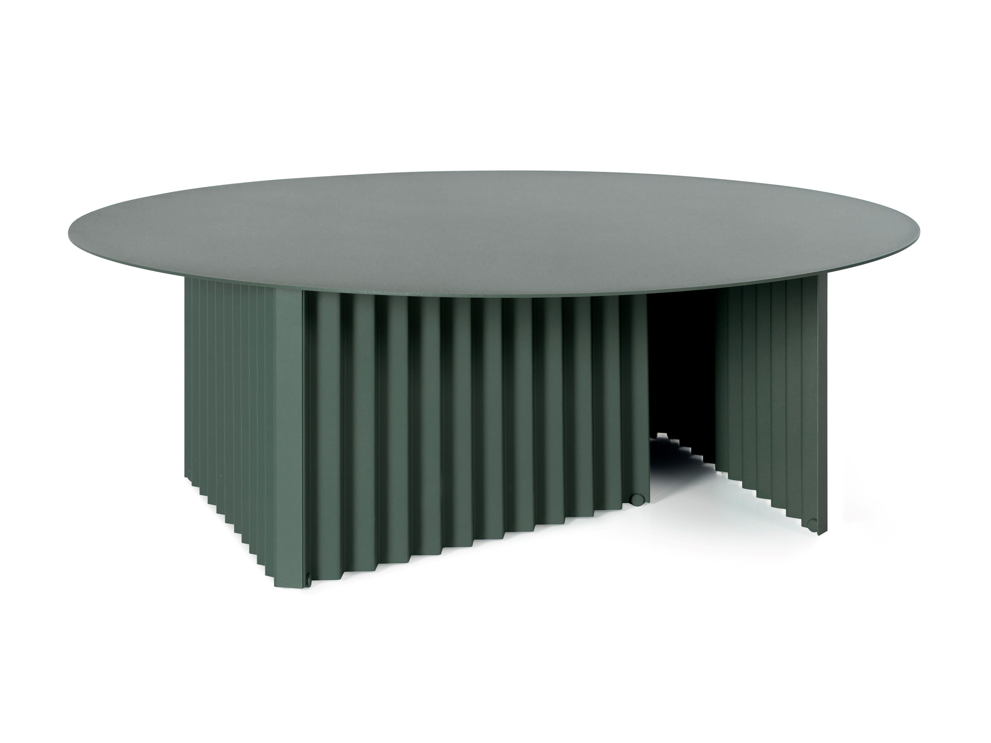 Стальной круглый низкий журнальный столик RS Barcelona Plec ARCH-00038257