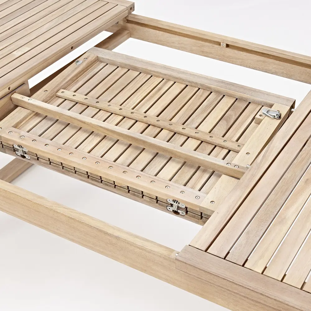 Стол садовый раздвижной Naterial Solaris 180-240x90x75 см акация светло-коричневый Товар без серии STLM-2062329 - Вид №4