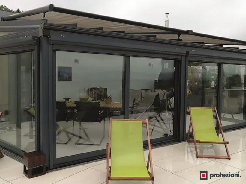 Навесная кровля с фиксированной крышей холодного разреза Protezioni ARCH-00108884