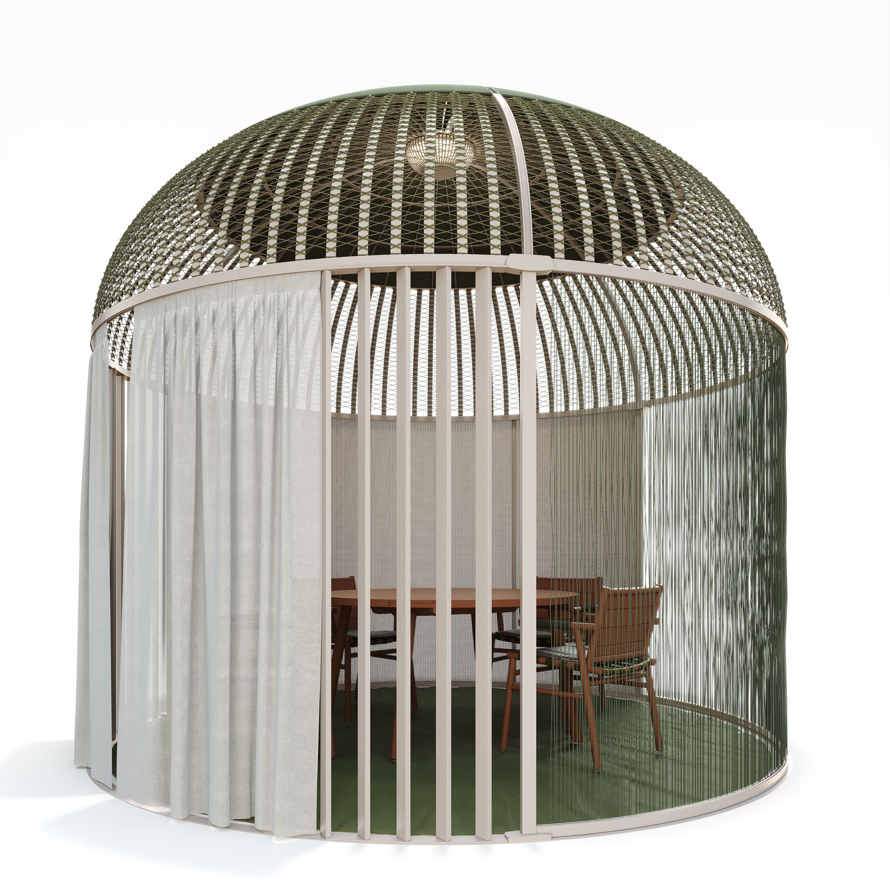 Круглая алюминиевая беседка YAAZ Fess ARCH-00068683 - Вид №10