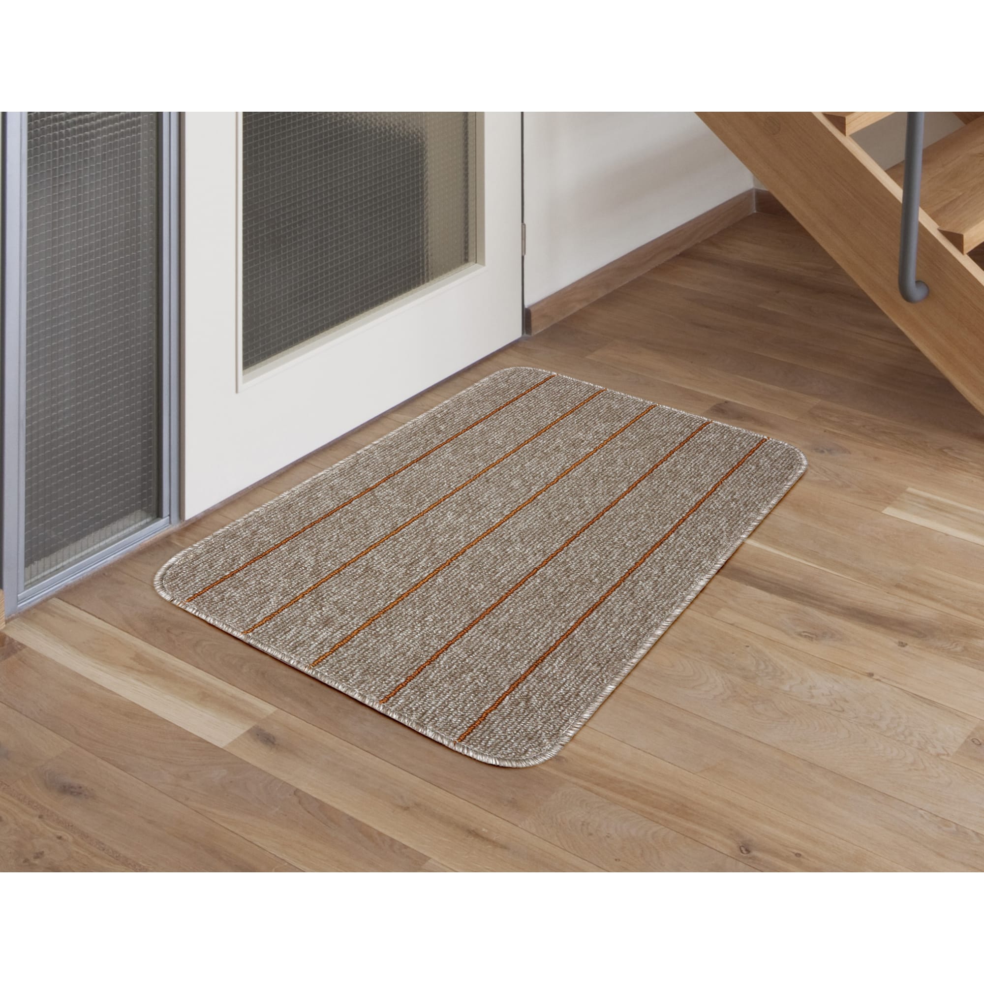 82207827 Коврик «Como», 67x100 см, полипропилен, цвет мокко/глина Santreyd  - Вид №3