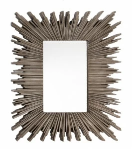 Зеркало прямоугольное настенное серебро Darcey PUSHA ДИЗАЙНЕРСКИЕ 062649 Серебро