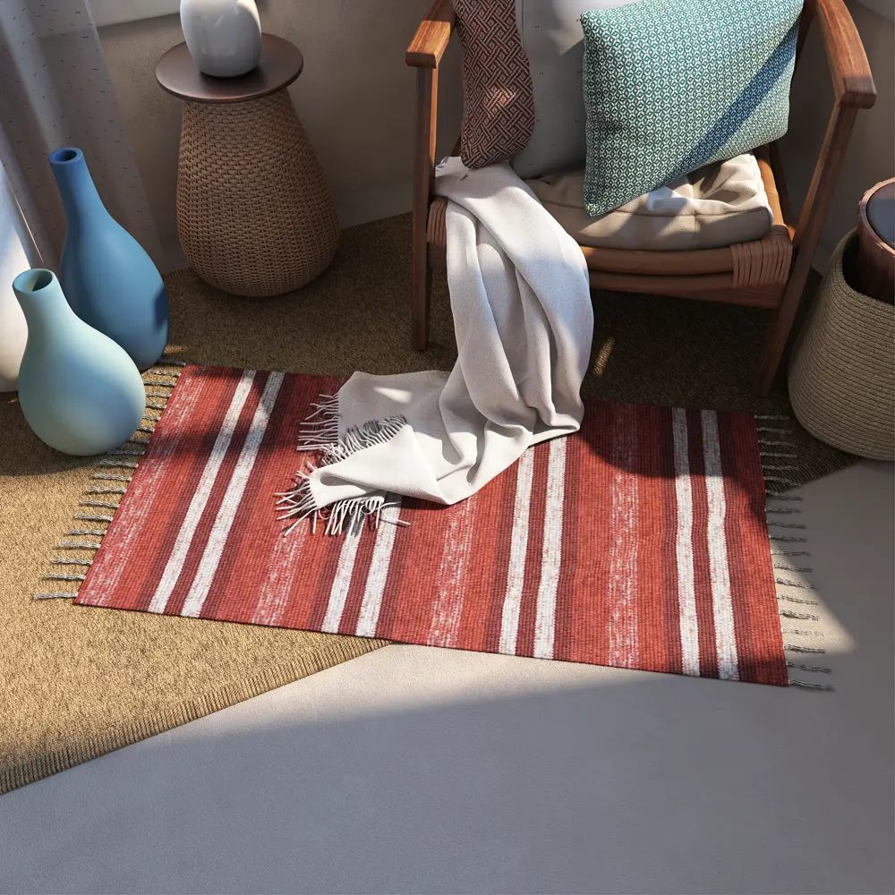 Ковер хлопок Inspire Ilyana 70x100 см, цвет розовый STLM-2028277 - Вид №5