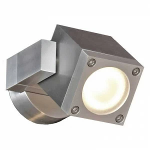 Спот настенный светодиодный серебряный Vacri GRLSQ-9511-01 LUSSOLE VACRI 00-3925776 Серебро