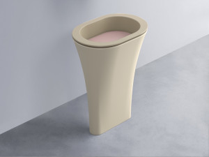 AMLA65-AV+AMPILO-CP+AMCOLO-LN Раковина Amedeo Ovale отдельностоящая cielo Enjoy + Amedeo