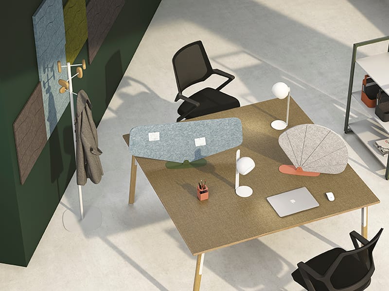 Рециркулированный ПЭТ звукопоглощающий стол перегородка панель Manade ARCH-00098960