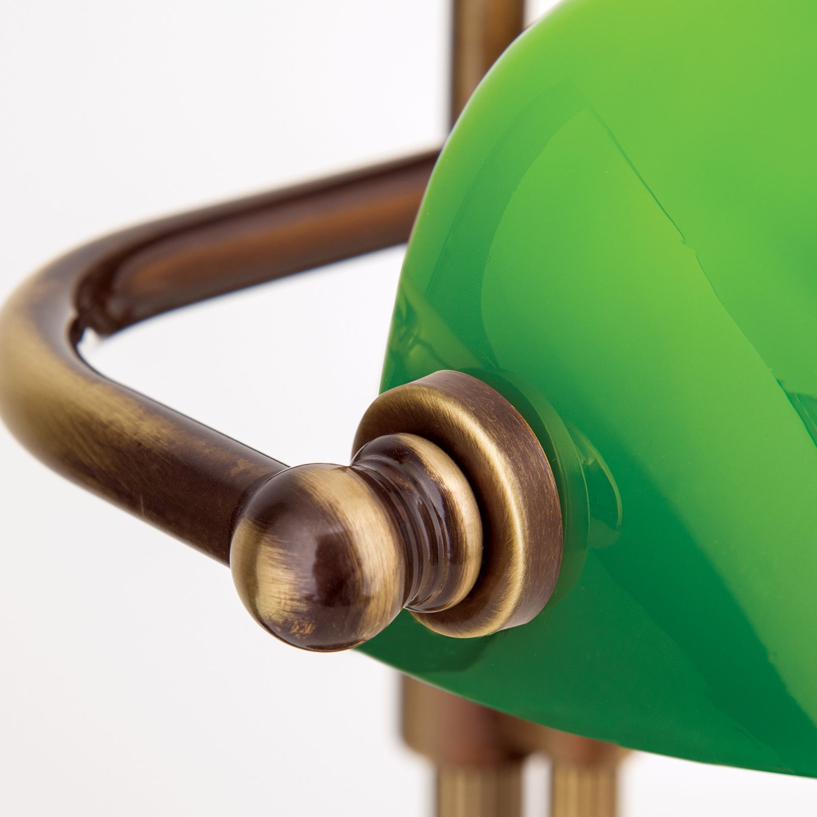 Регулируемая настольная лампа из латуни и стекла Orion Harvard ARCH-00011008 - Вид №8