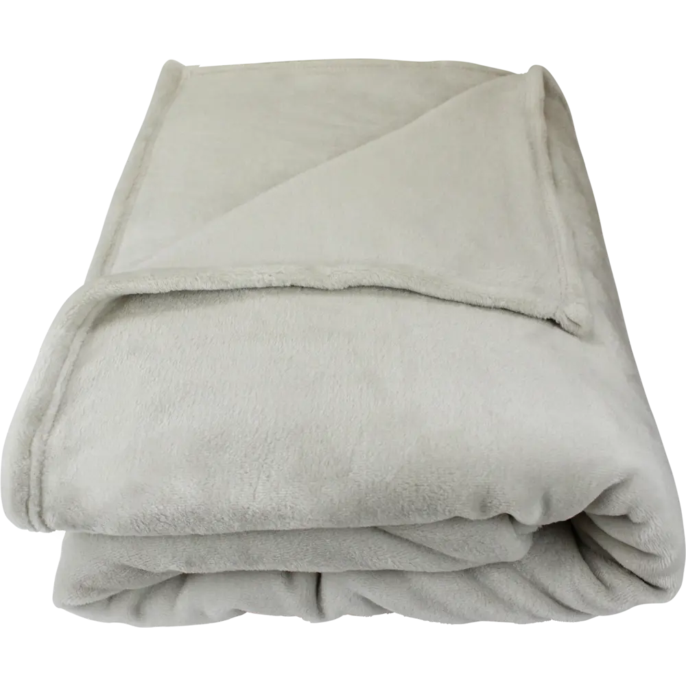 Плед Flamingo 200x220 см микрофибра цвет слоновая кость INSPIRE STLM-2145471 - Вид №1