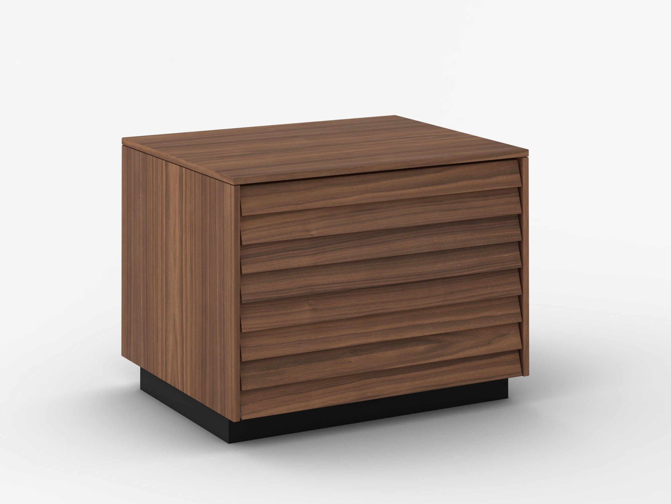 Деревянная прямоугольная тумбочка с ящиками Punt Sussex ARCH-00007156 - Вид №1