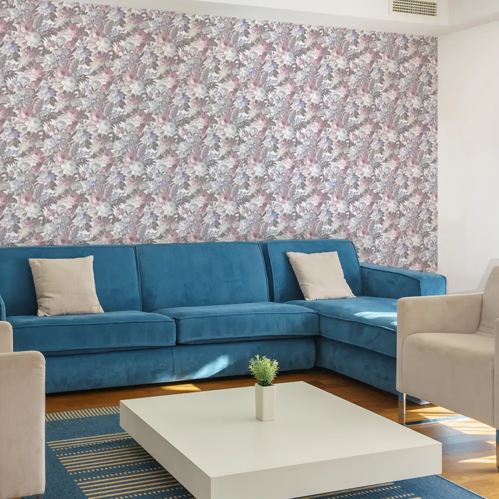 Обои флизелиновые Аспект Саванна розовые 1.06 м 75000-56 WALL DECOR STLM-2190896 - Вид №3