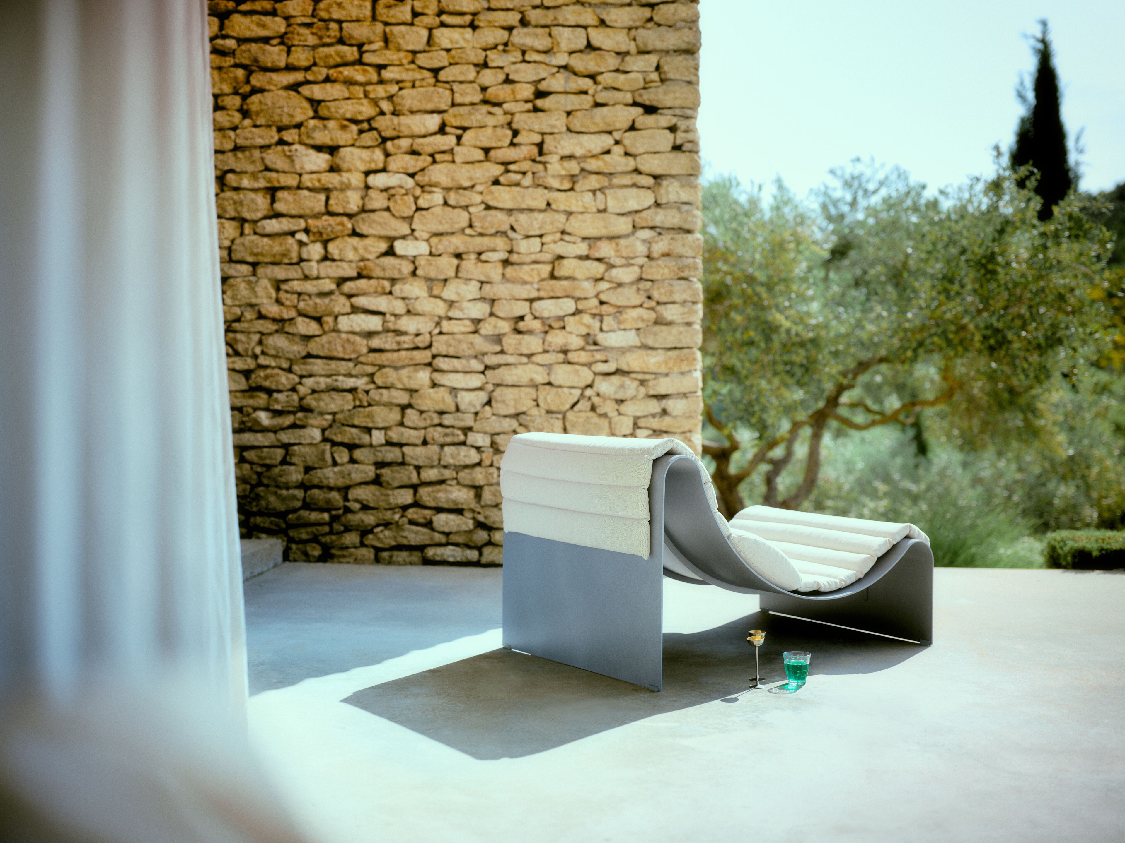 Алюминиевая Садовая кровать с порошковым покрытием Petite Friture Eclipse ARCH-00106915 - Вид №9