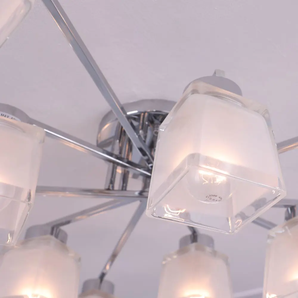 Люстра потолочная Choza 6210-10 10 ламп E27 60 Вт SCHAFFNER STLM-2106923 - Вид №7