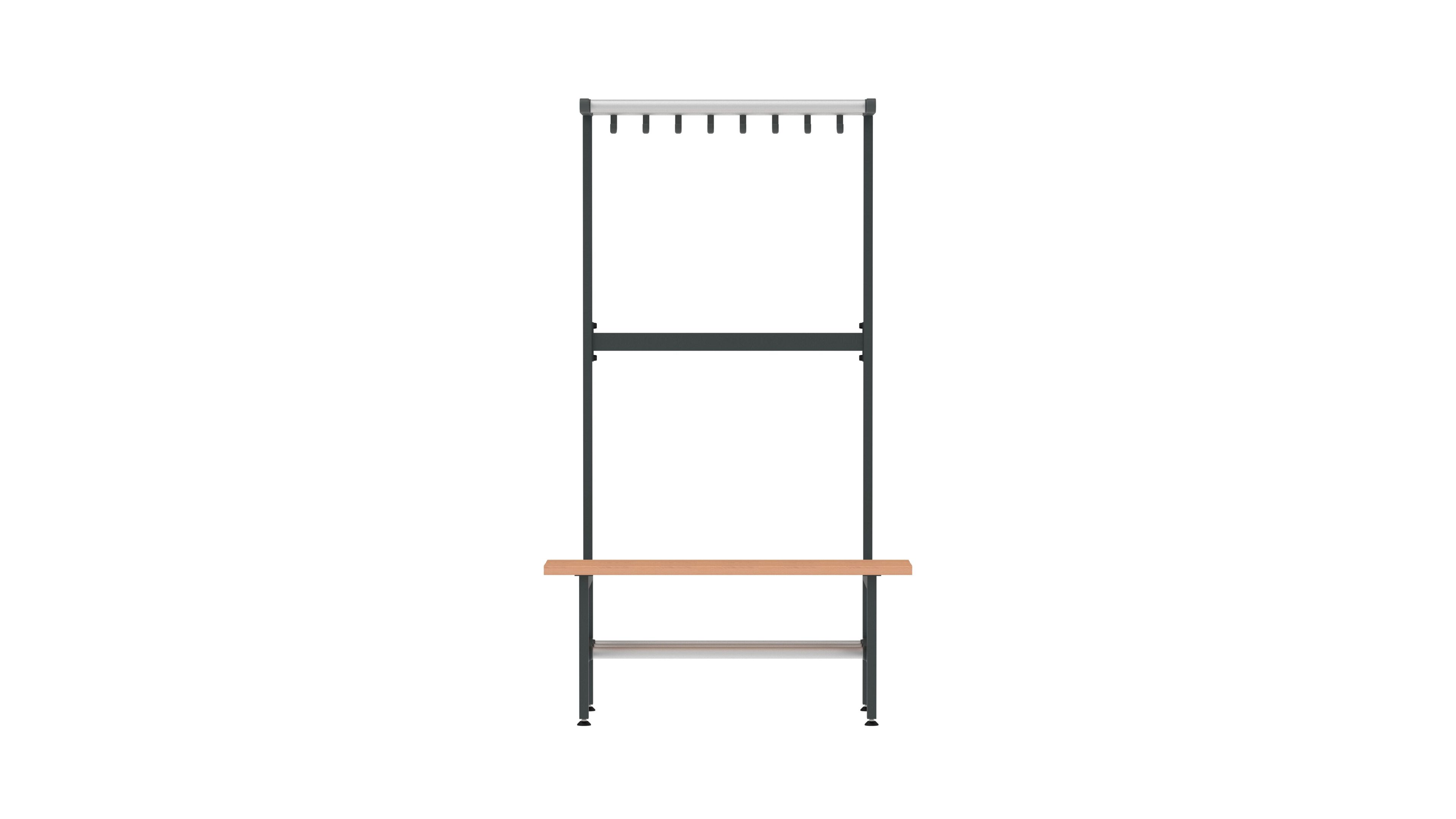 Стальная и деревянная скамейка для спортивных сооружений FUNCTIONALS Tertio ARCH-00085815 - Вид №8