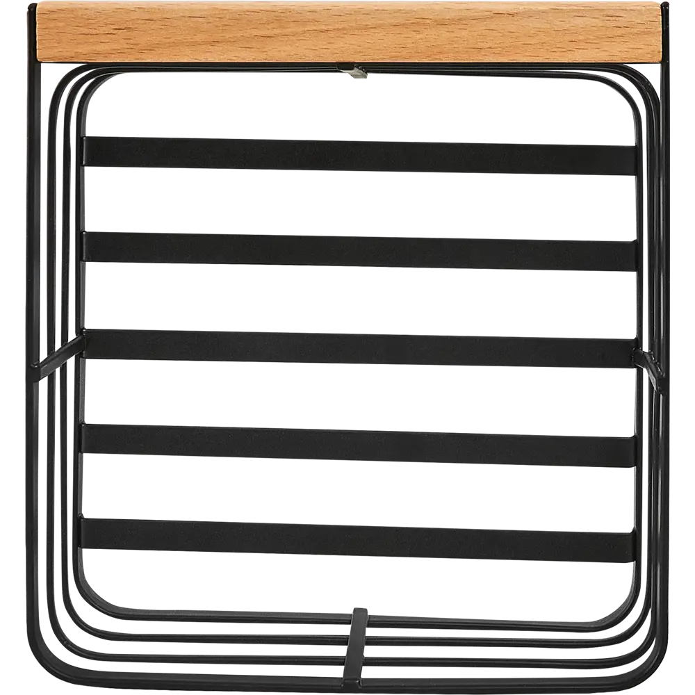 Салфетница металлическая цвет черный матовый Santreyd STLM-2108374 - Вид №2