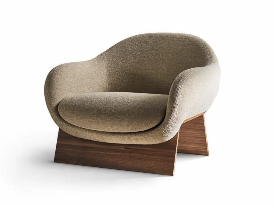 Тканевое кресло с подлокотниками BONALDO Boolean ARCH-00109611