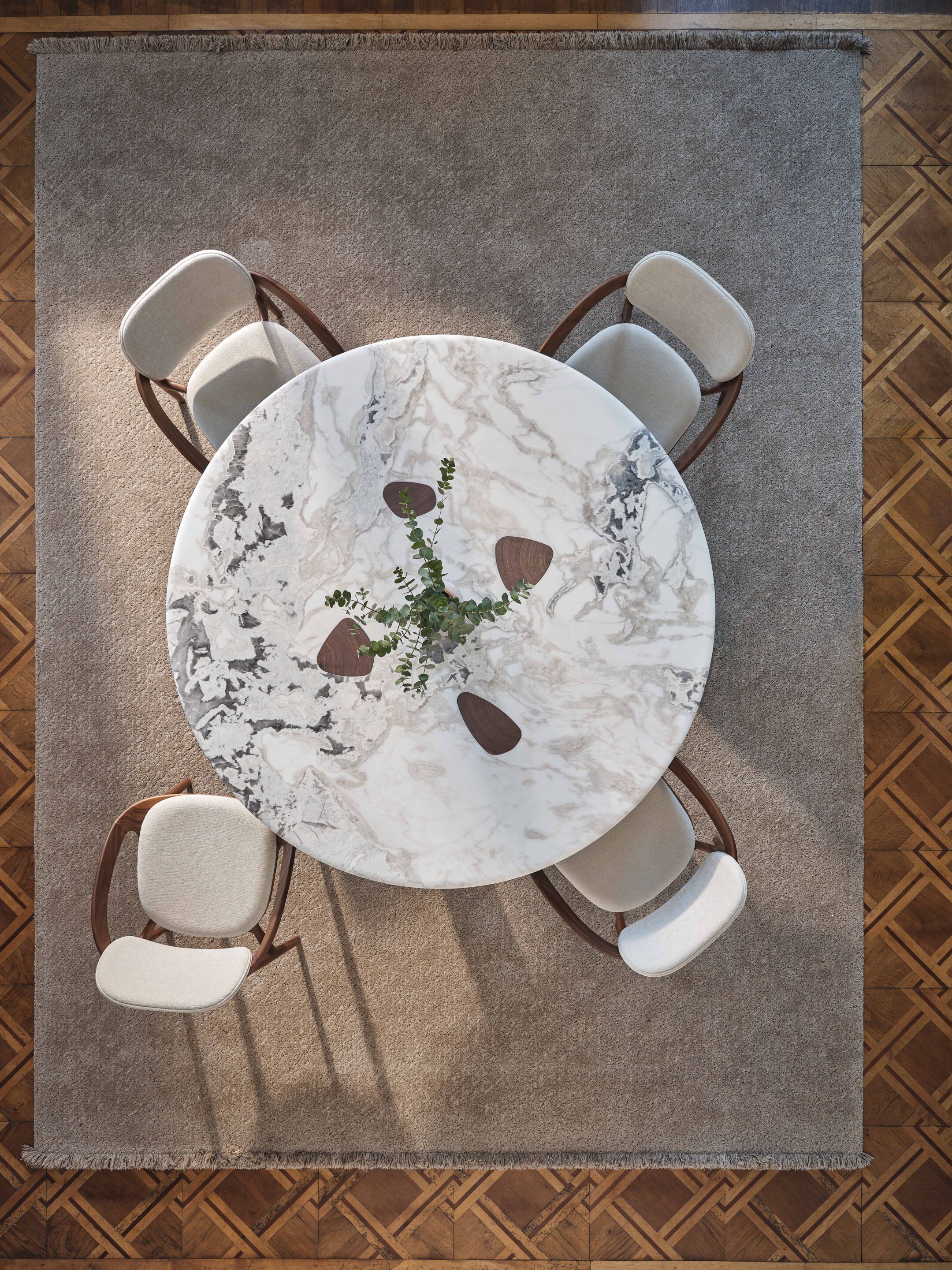 Круглый мраморный обеденный стол Porada двадцать четыре ARCH-00051855 - Вид №4