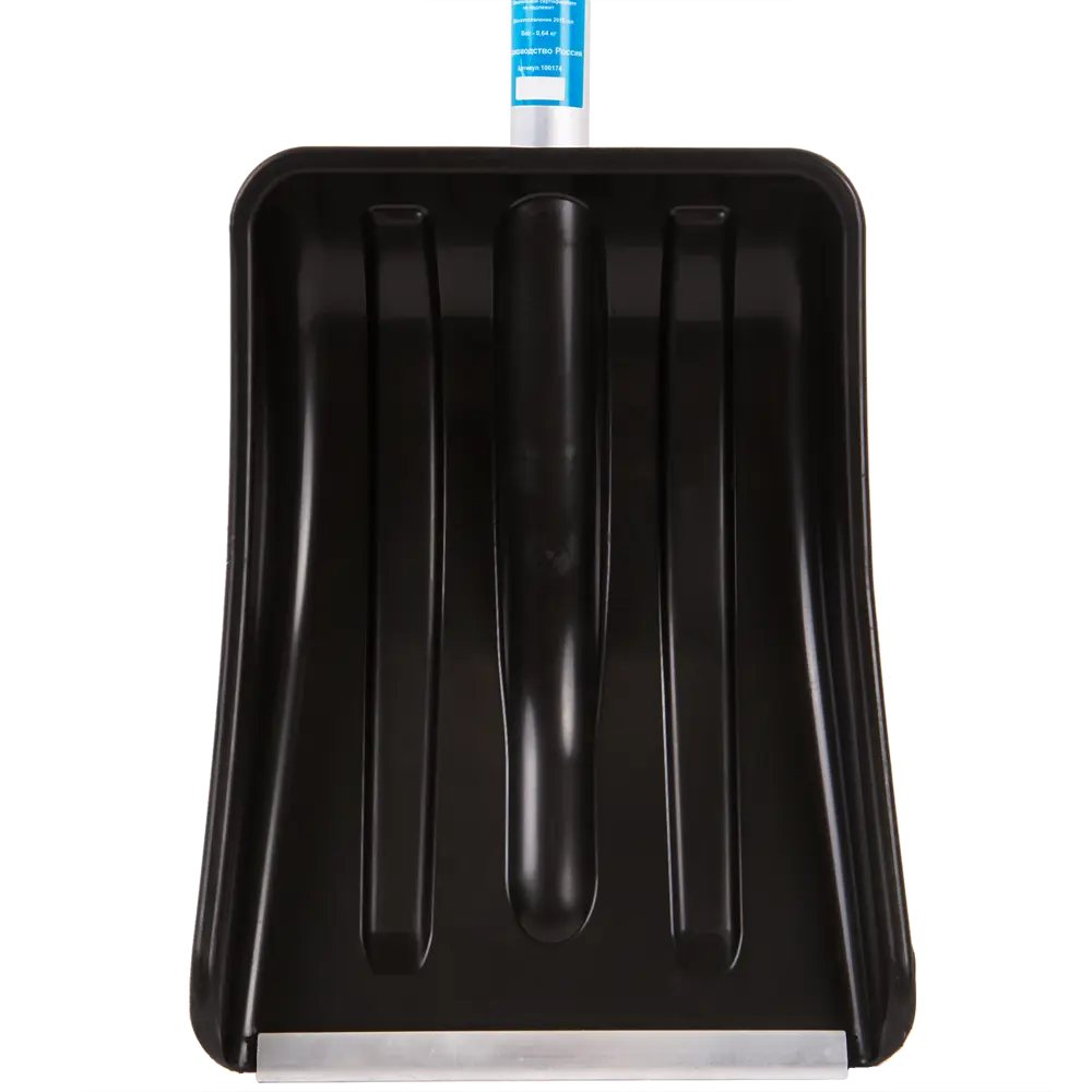 Лопата для уборки снега Актив-Авто 28x90 см пластик с черенком Инструм-Агро STLM-2138253 - Вид №2