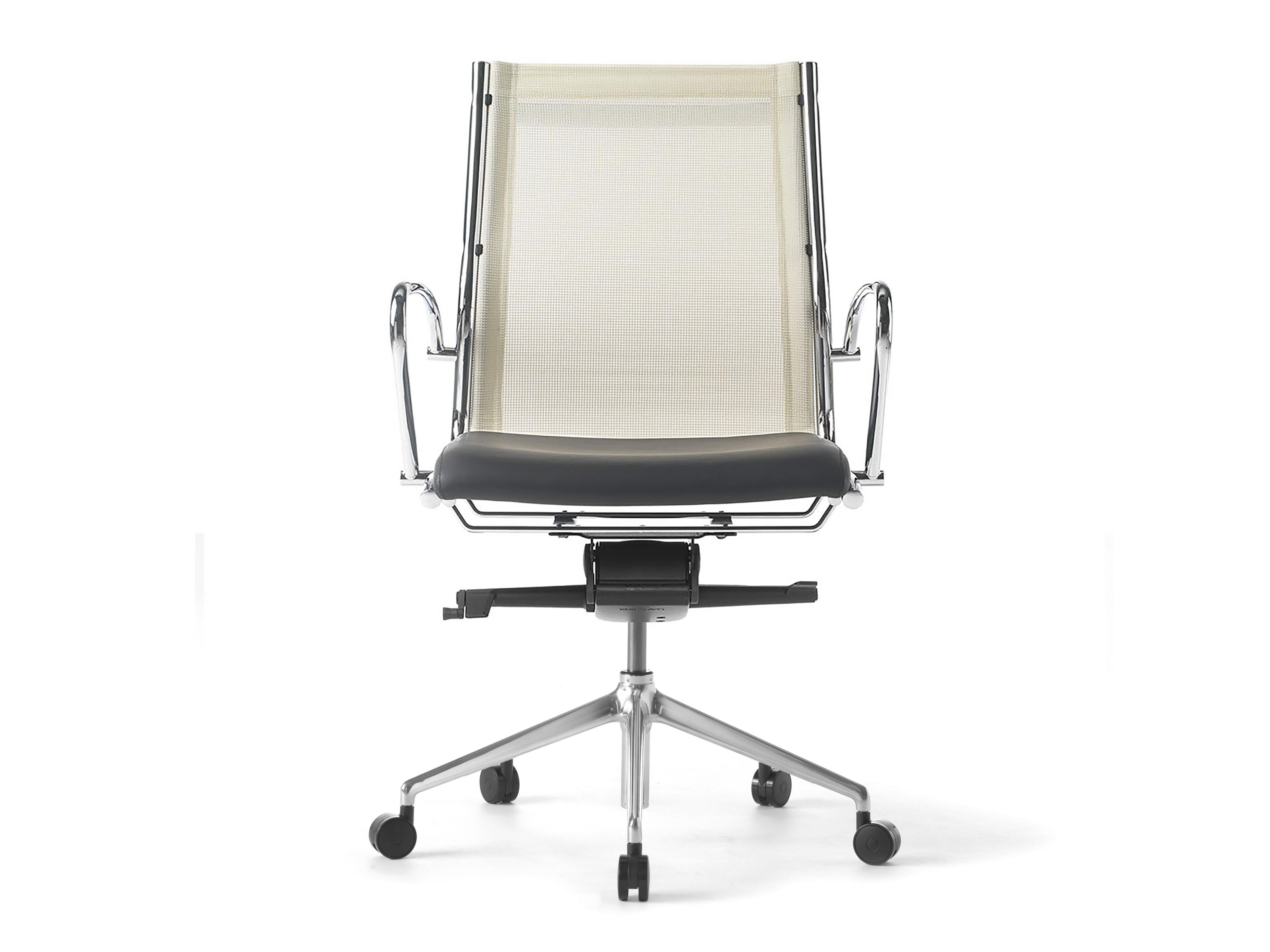 Офисное кресло с сетчатой спинкой и кожаным мягким сиденьем SITIA Гавана ARCH-00139894 - Вид №3
