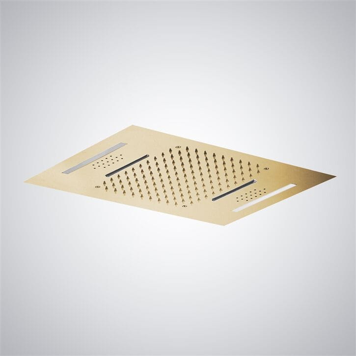 Светодиодная потолочная душевая головка из нержавеющей стали Fontana Showers Luxe Fontaine ARCH-00067354 - Вид №3