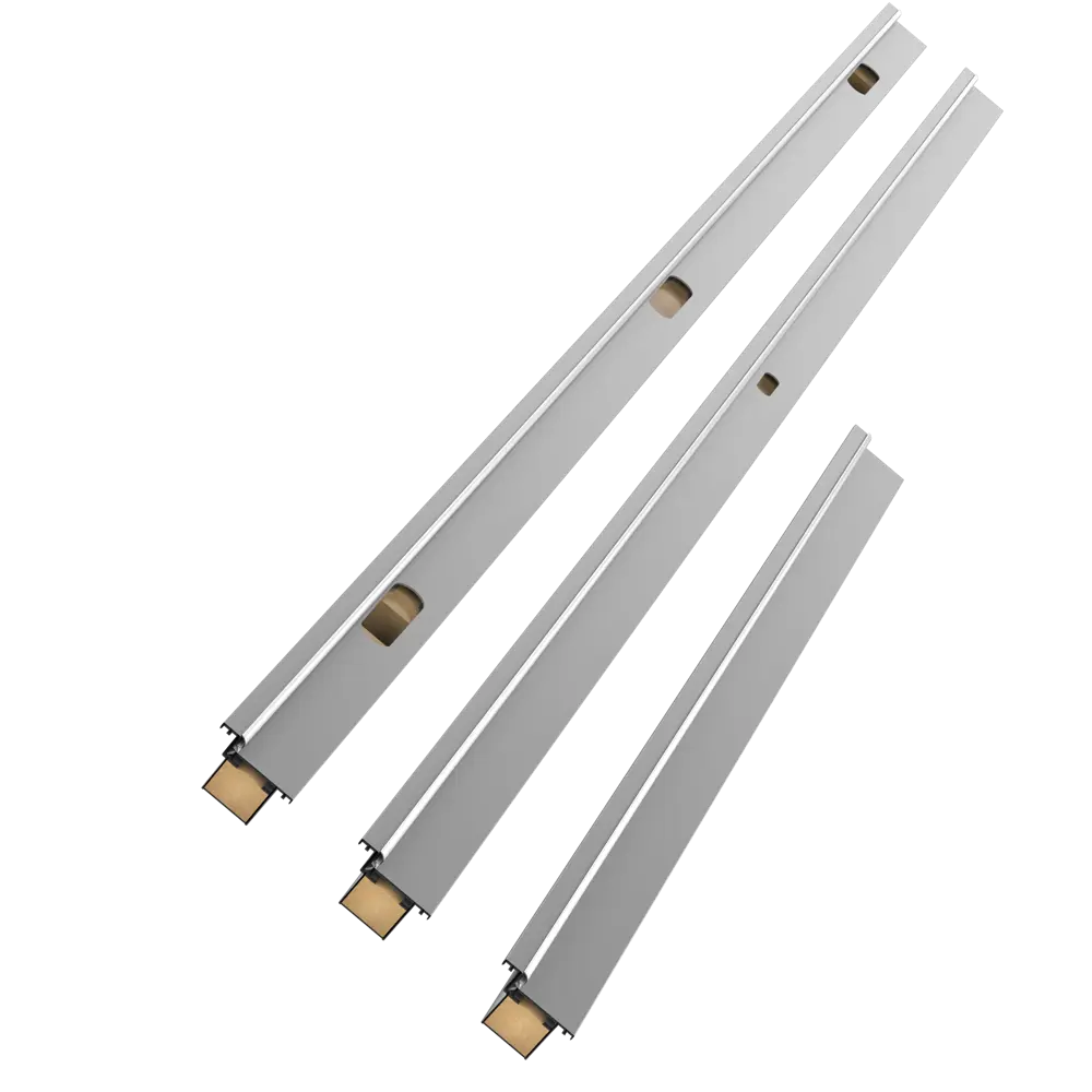 Комплект дверной коробки Invisible 2200x35x65 мм левый цвет серый (2.5 шт.) 86726340 STLM-2157235 Santreyd  - Вид №1