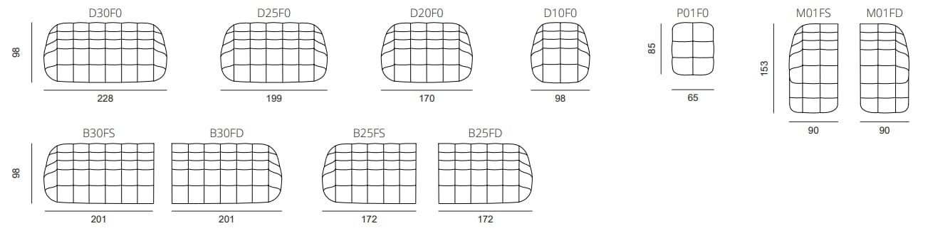 Модульный тканевый диван AERRE ITALIA Diamant ARCH-00145093 - Вид №2