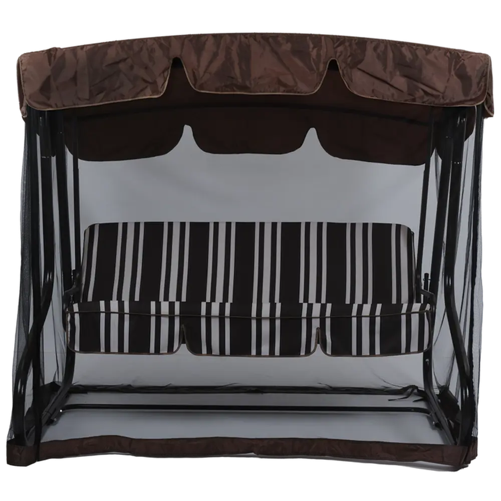 Качели садовые Вардэ 2 3-х местные до 350 кг коричневый GREENGARD Вардэ-2 STLM-2141989 - Вид №4