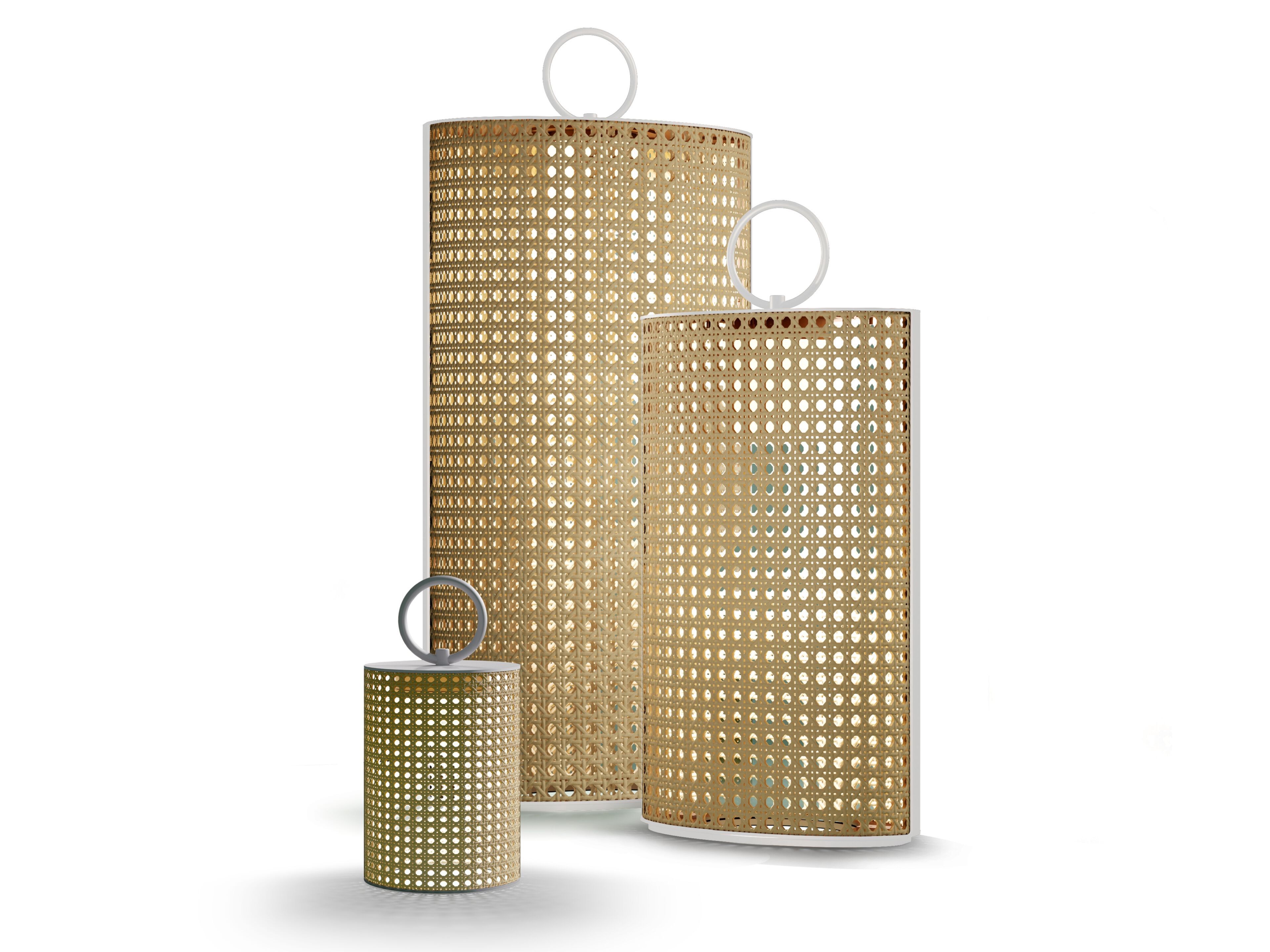 Венский соломенный фонарь из смолы Contardi CLARA ARCH-00054071