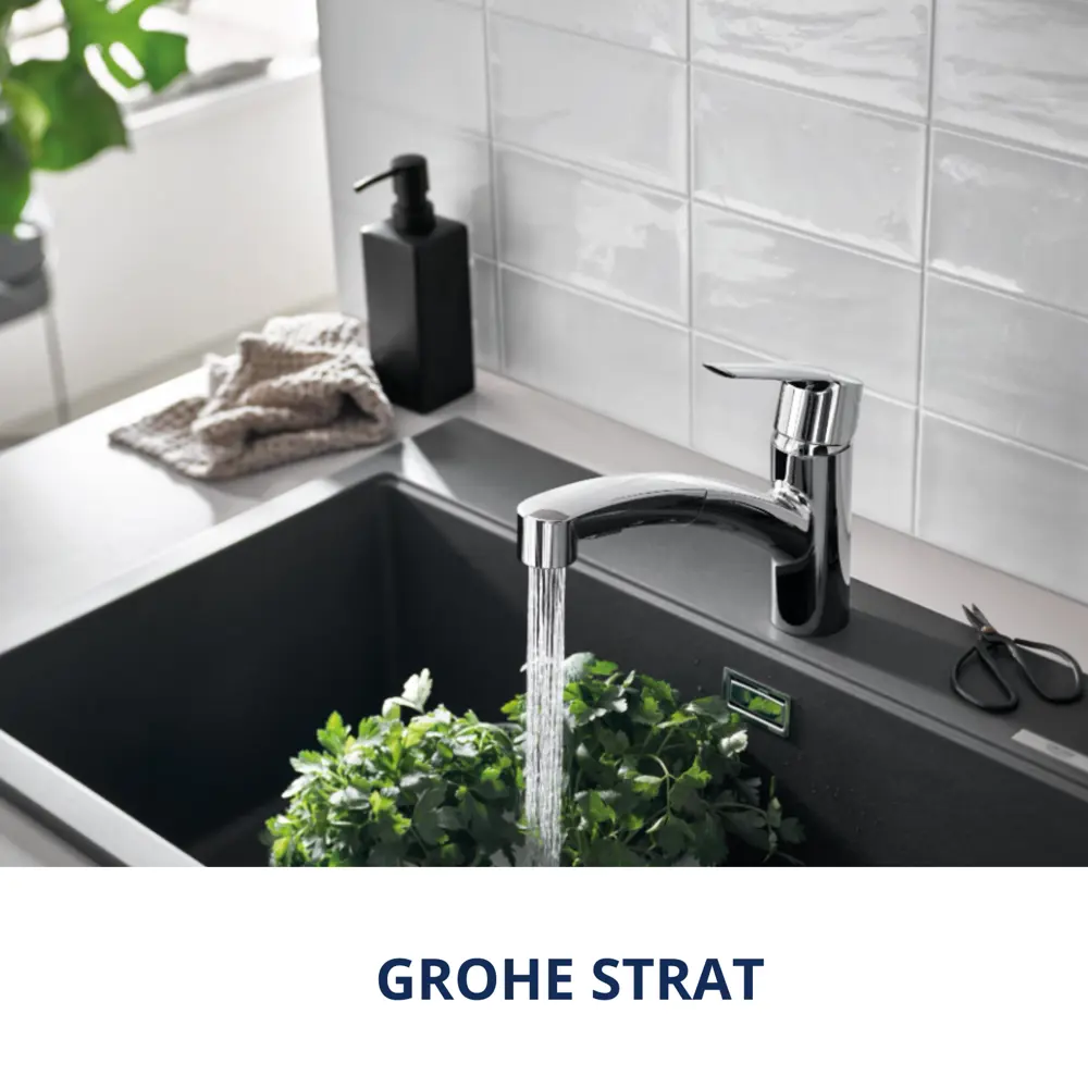 Смеситель для кухни Grohe Start Clova общая высота 24.1 см цвет хром STLM-2091663