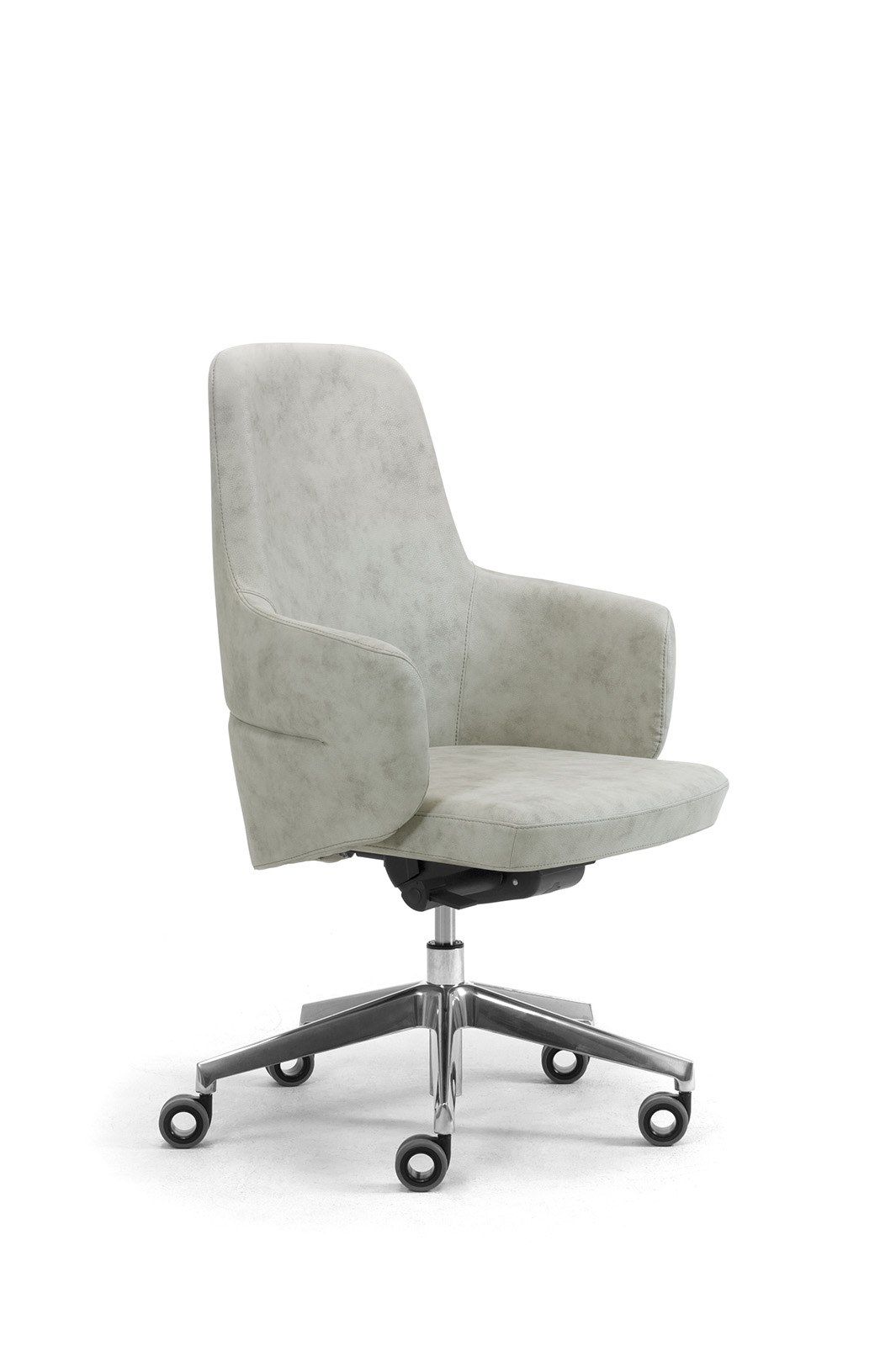 Регулируемое по высоте кожаное офисное кресло с подлокотниками Leyform ARCH-00079708 - Вид №6