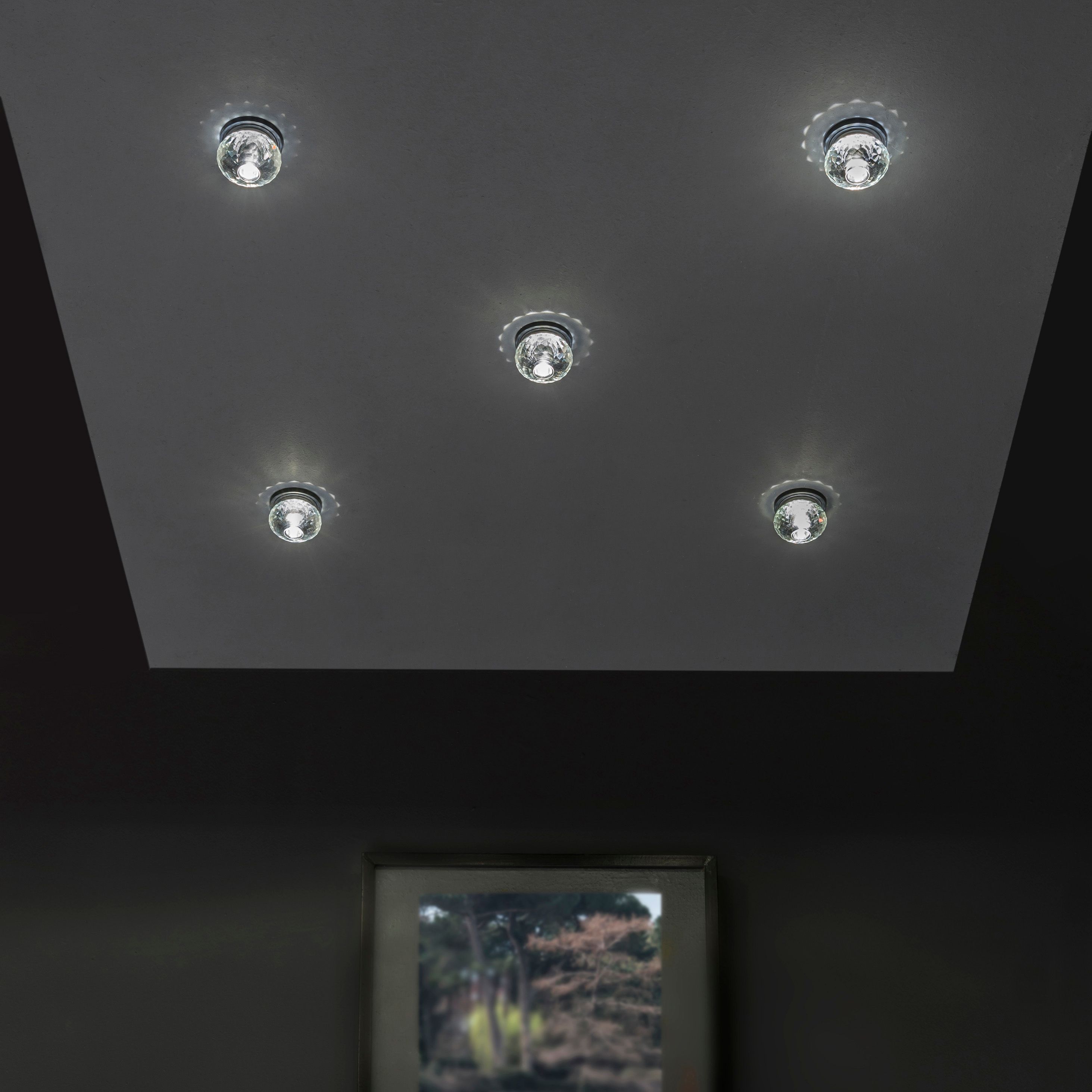 Потолочный светильник с полукруглым Кристаллом Album Moghul ARCH-00000458