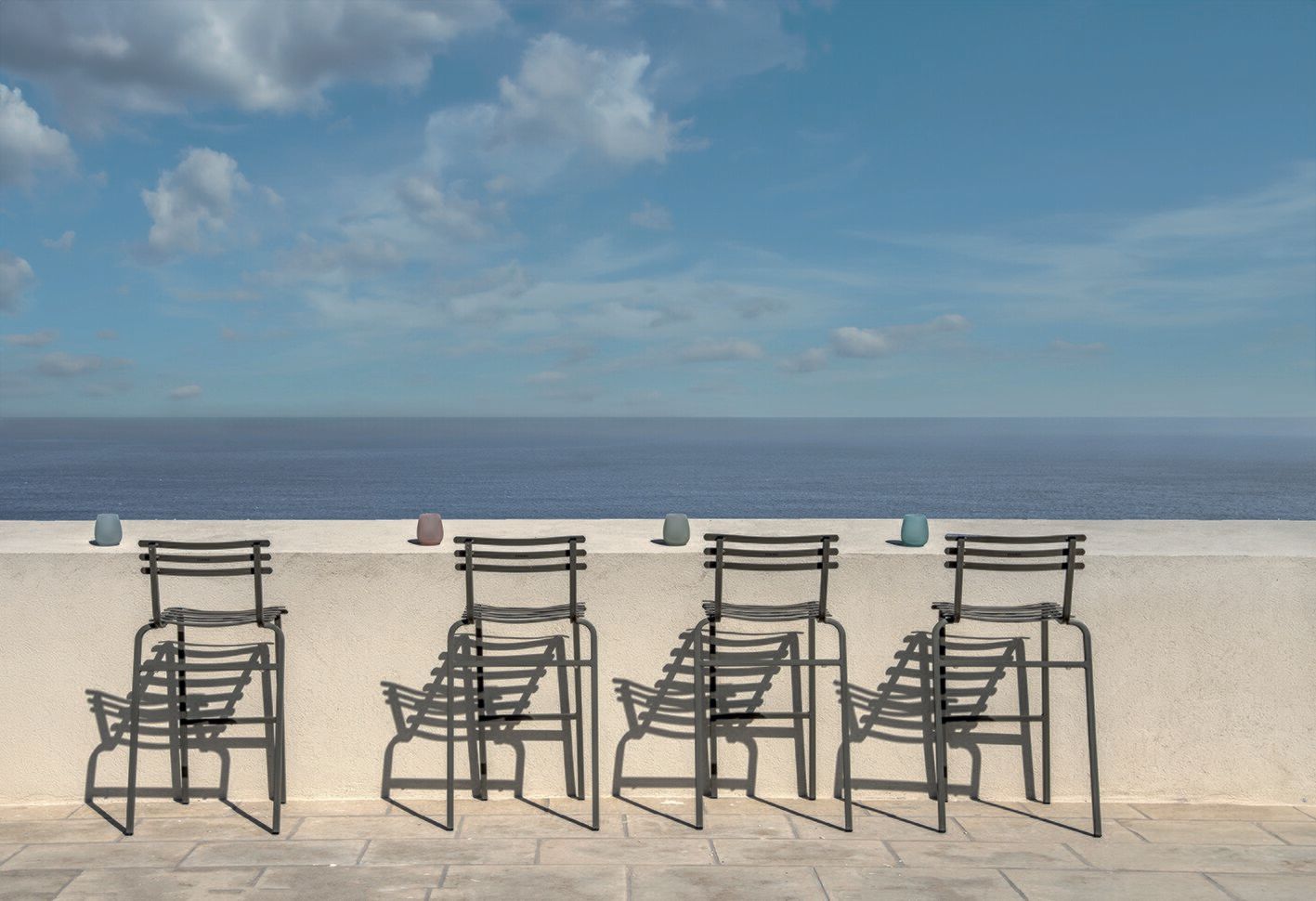 Металлический штабелируемый садовый стул Ethimo ARCH-00056757 - Вид №10