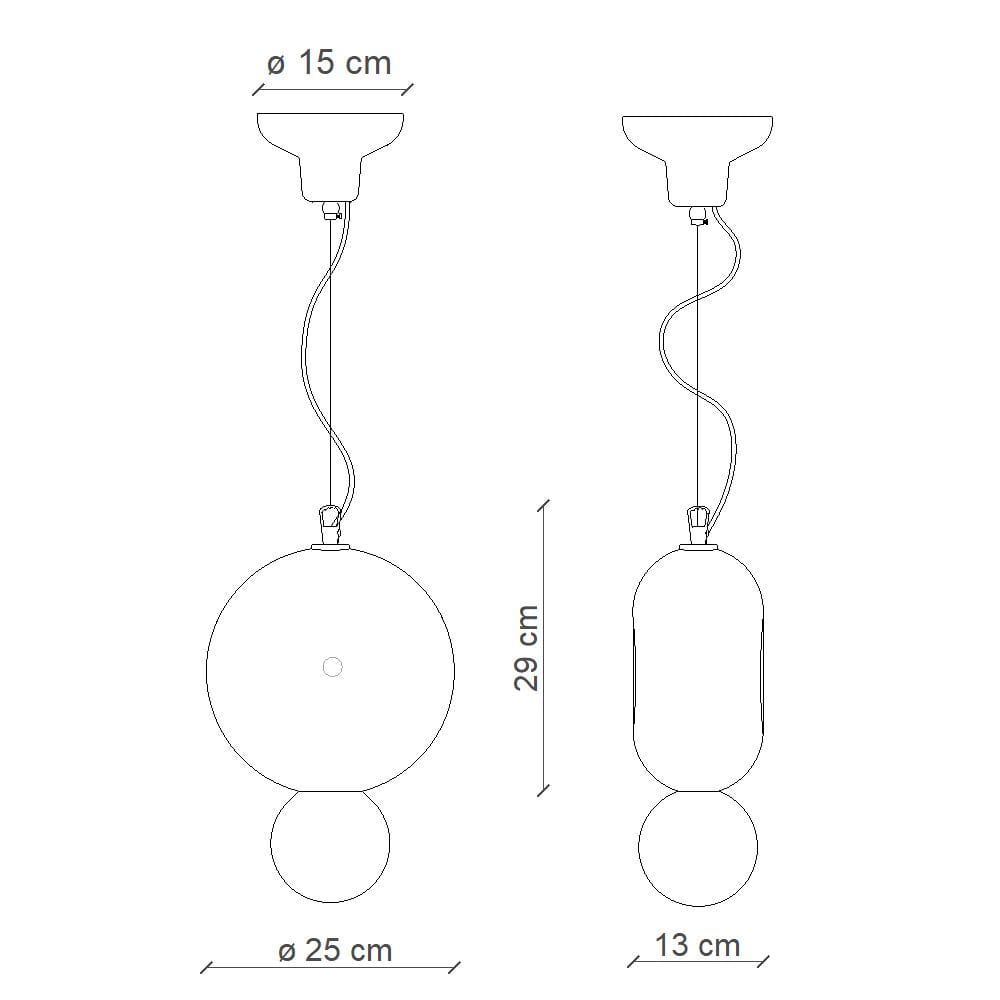 Керамический подвесной светильник FERROLUCE BumBum ARCH-00032396 - Вид №8