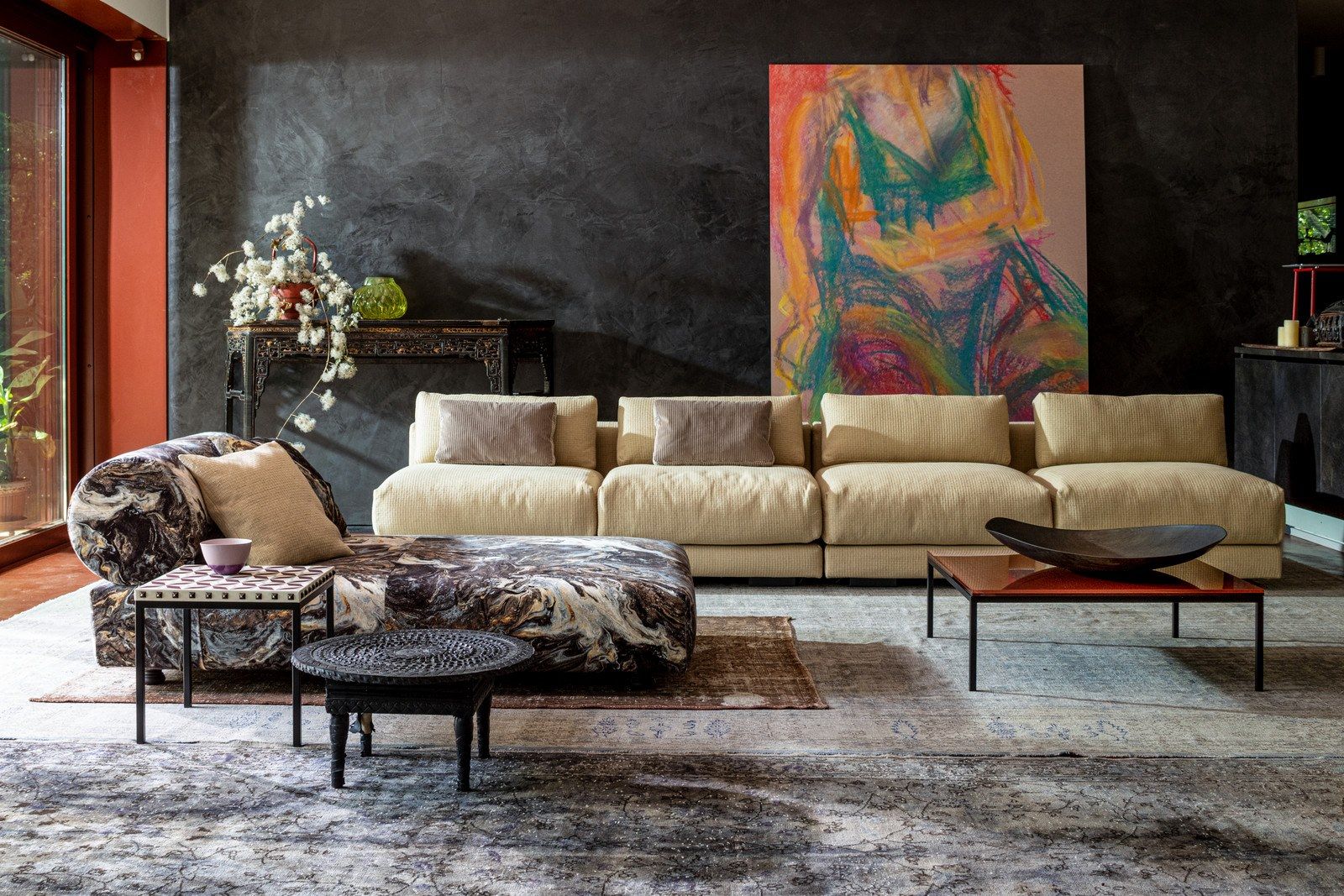 Тканевый диван с полуостровом MOROSO Salon Nana ARCH-00014690 - Вид №14