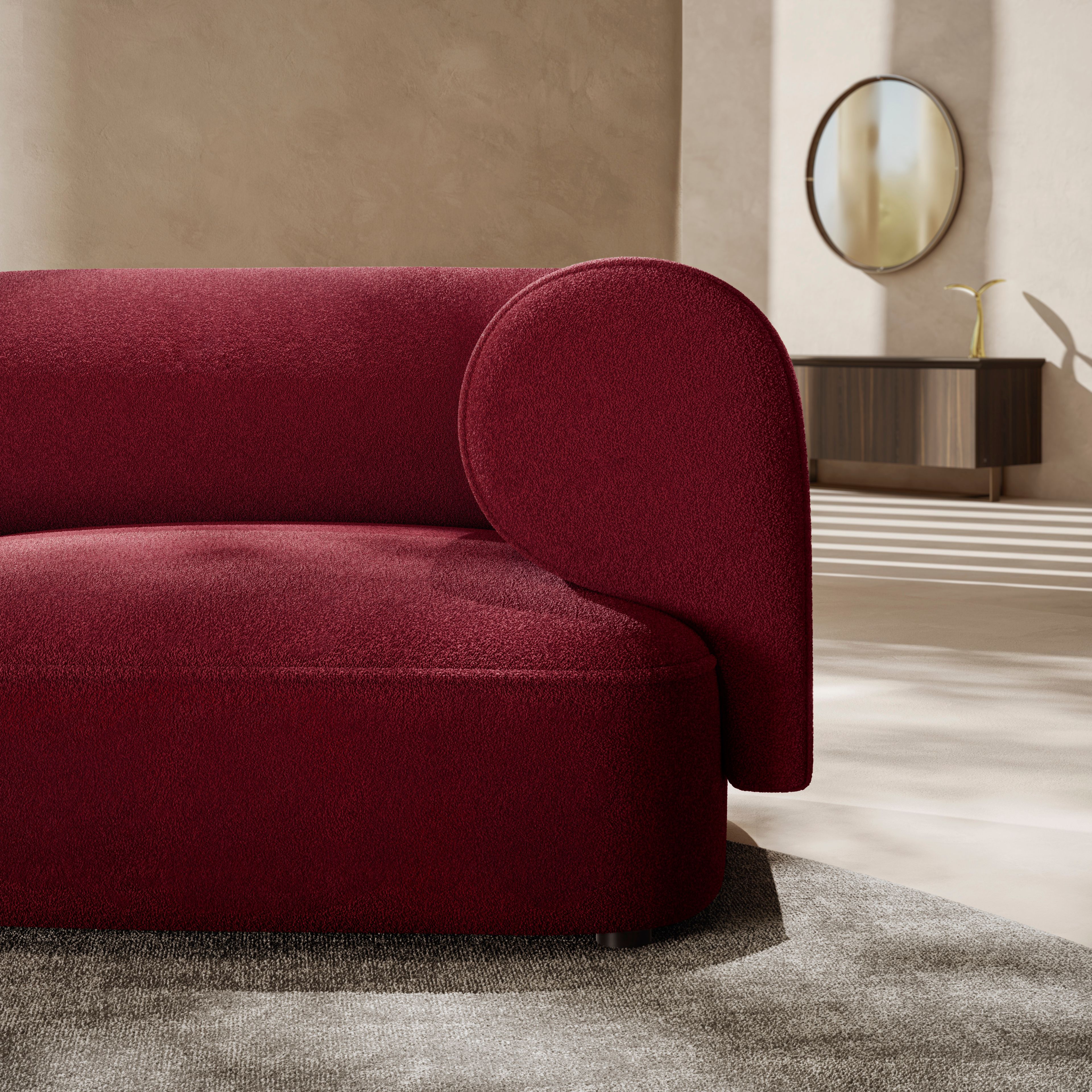 Угловой диван из ткани Natuzzi Italia MELODY ARCH-00026251 - Вид №4