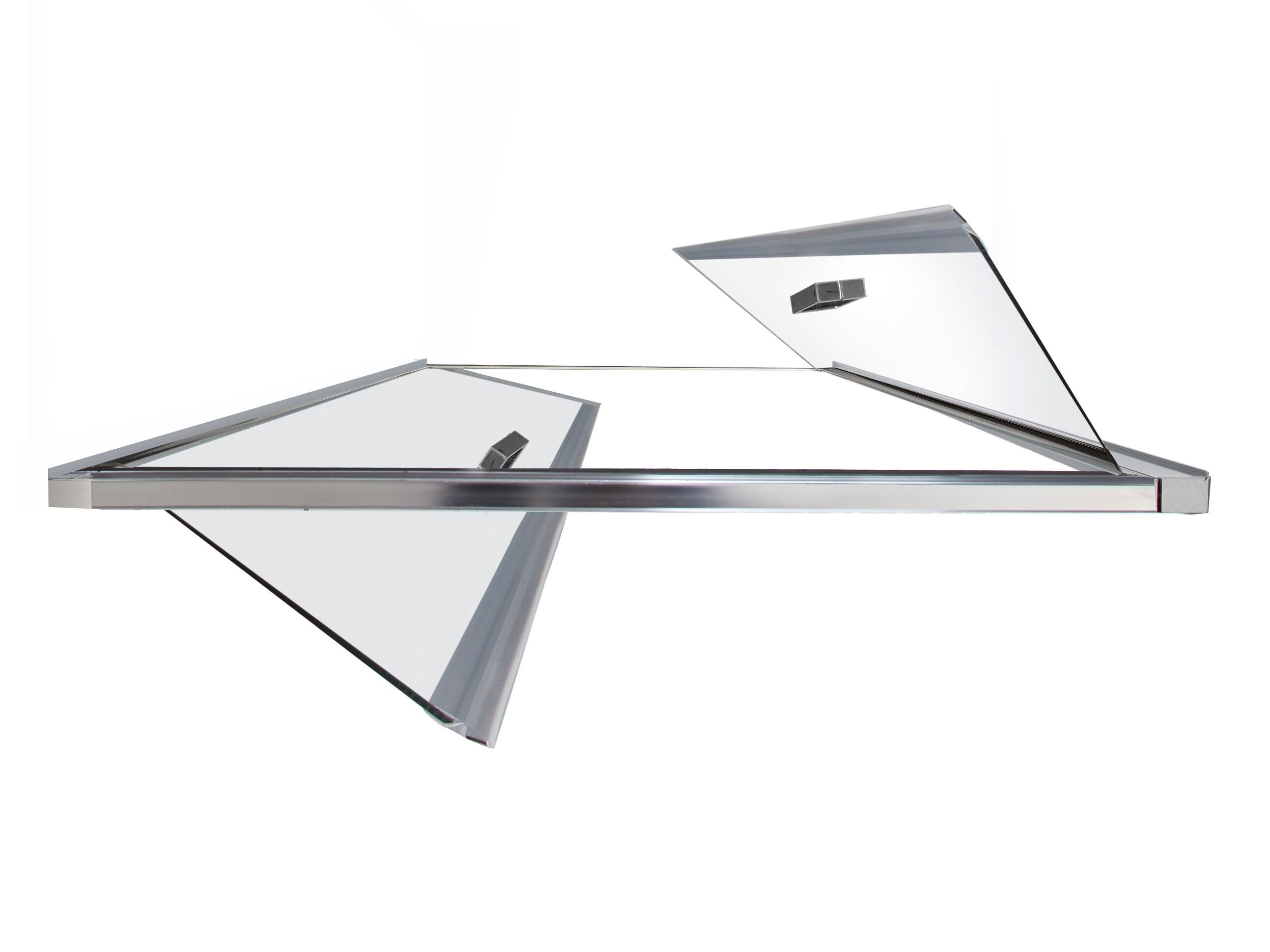 Алюминиевая и стеклянная нишевая душевая кабина с распашной дверью TAMANACO FPSL60 ARCH-00049456 - Вид №3