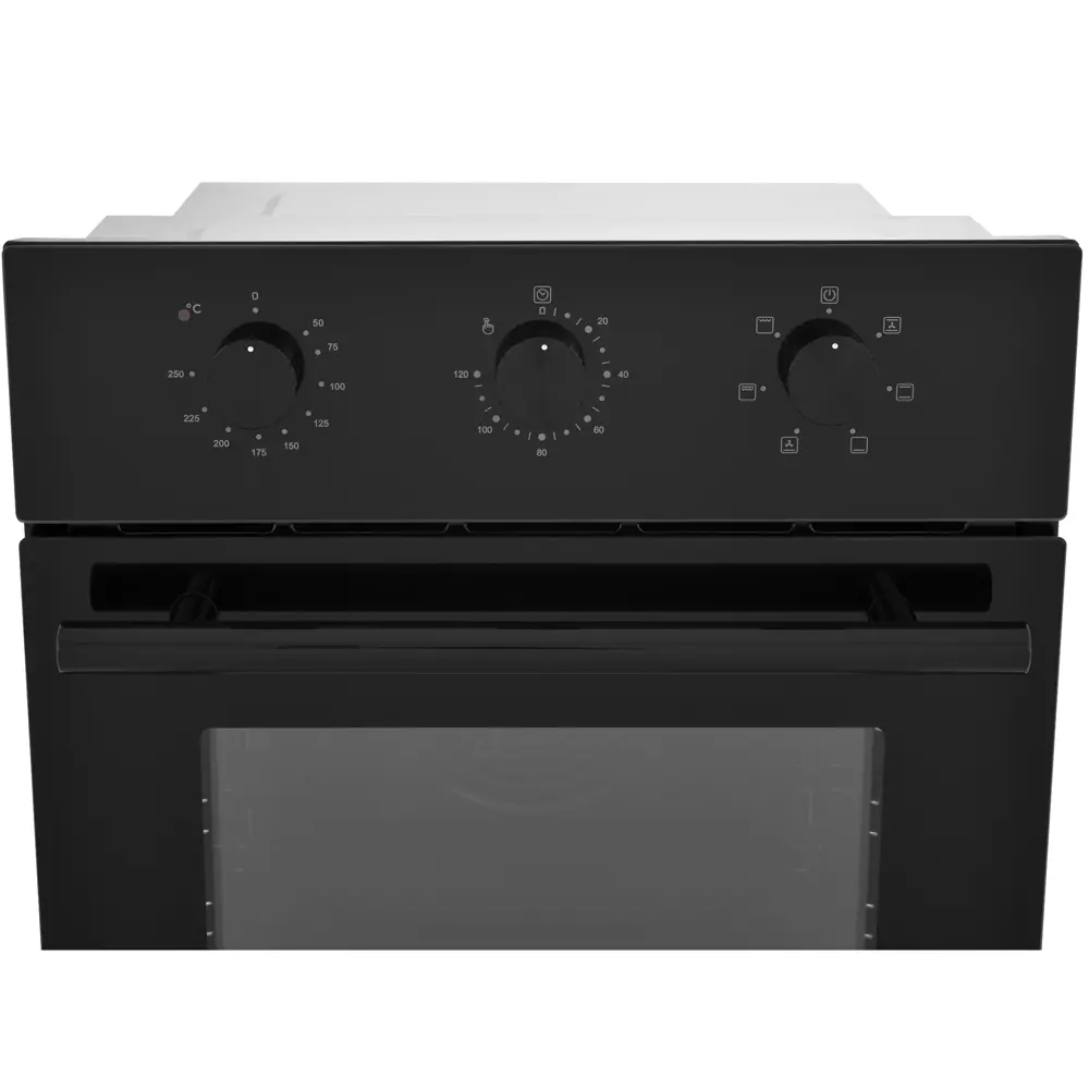 Встраиваемый духовой шкаф Zugel ZOE604В 45x59.5x60 см конвекция цвет черный STLM-2178166 - Вид №2