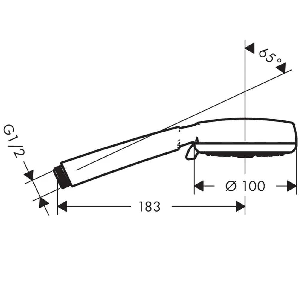 Лейка для душа Hansgrohe Crometta Vario 4 режима цвет хром STLM-2082560 - Вид №3