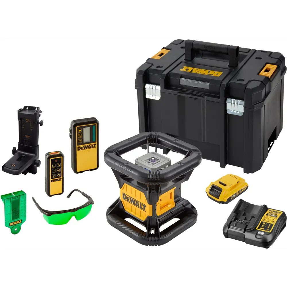 Уровень лазерный ротационный Dewalt DW079 зеленый луч, 40 м STLM-2003805 - Вид №1