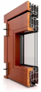 Twin Systems Алюминиево-деревянные профили для распашных дверей