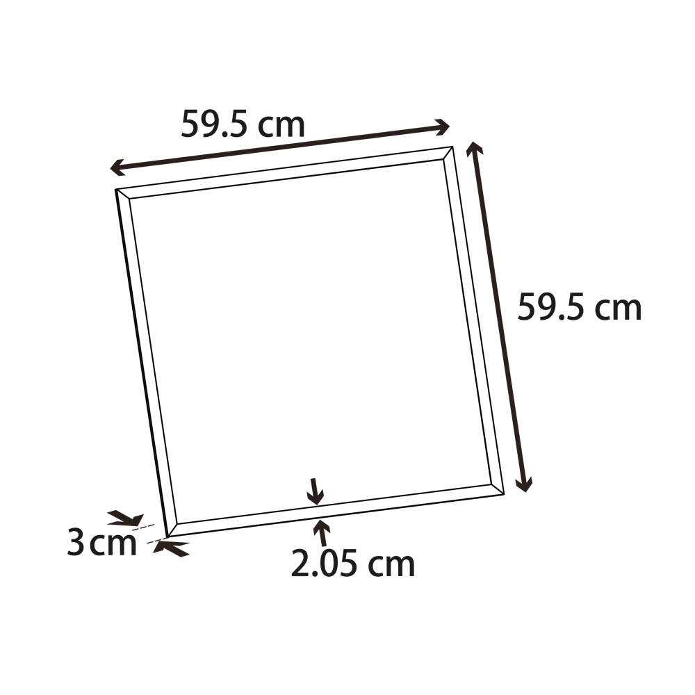 Панель светодиодная 29.5 Вт 595x595 мм 4000 К 3100 лм IP20 82863715 STLM-2158607 Santreyd  - Вид №4