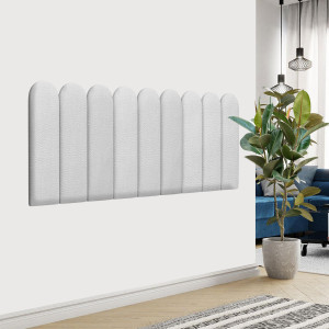 Стеновая панель Eco Leather Silver серебристый 15х60см 4 шт TARTILLA
